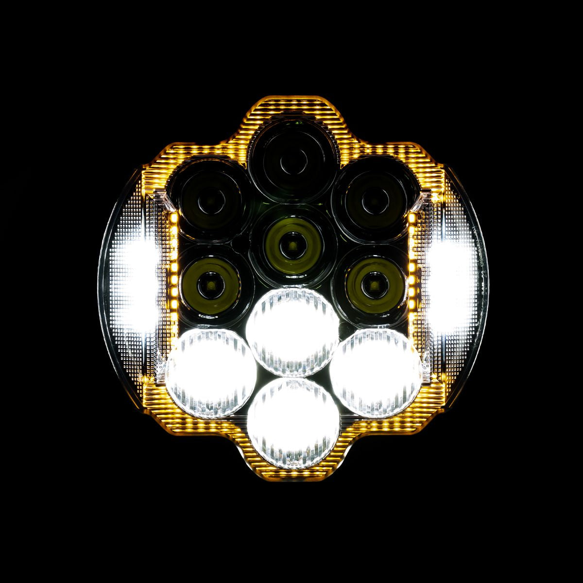 Hogworkz 7" LED Silvertooth™ Performance Headlight for Harley® Touring