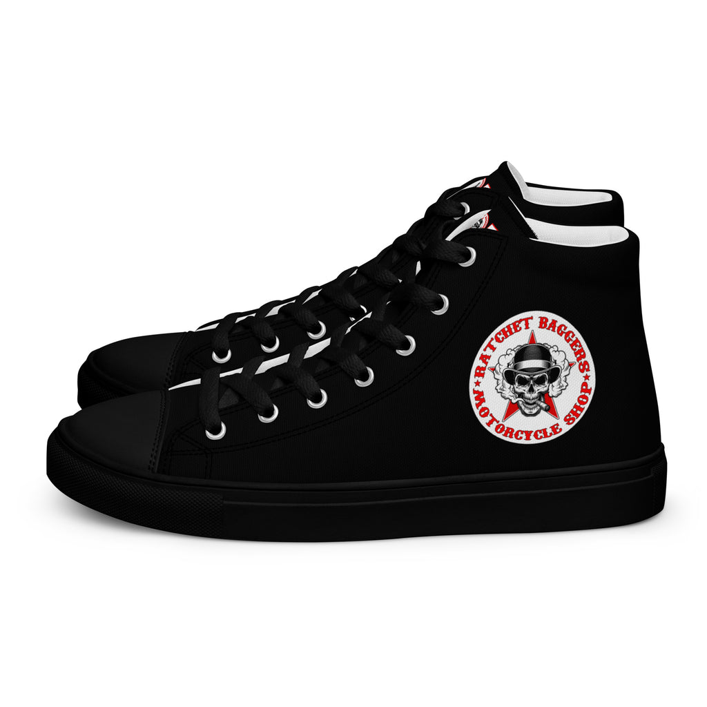 Ratchet Baggers Obsidian Men’s High Top Canvas Shoes