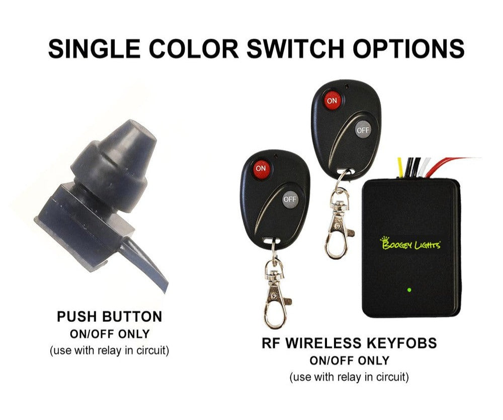 Boogie Lights 90 LED Motorcycle Engine LED Light Kit with Ground Effects