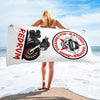 Ratchet Baggers Redrum Beach Towel