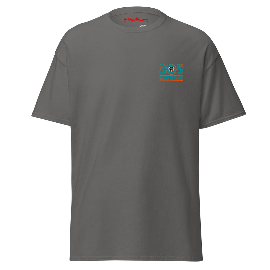 305 Made In Dade Fins Gildan Unisex classic tee