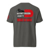 RBMS County Red Unisex garment-dyed heavyweight t-shirt