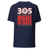 305 Made In Dade Bella+Canvas Unisex t-shirt