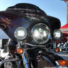 Hogworkz Harley® Blackout 4.5" LED Auxiliary Passing Lamps