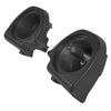 Hogworkz Unpainted 6.5" Lower Vented Fairing Speaker Pod Mounts for Harley® Touring '94-'22