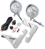 Chrome Glow Big Bike Parts 3.5" LED Passing Lamp - Add-On Light Kit for HD Touring Models