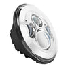 Hogworkz 7" LED Chrome Headlight with Auxiliary Passing Lamps