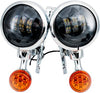 Chrome Glow LED Passing Lamp Add-On Kit for Street Glide & Road King