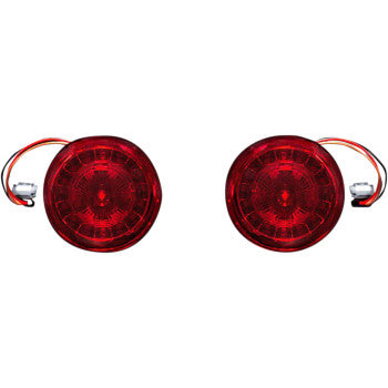 Custom Dynamics ProBEAM® Red LED Turn Signals with Red Lenses