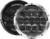 Cyron 7" Urban Motorcycle Headlight with DRL, Black Or Chrome