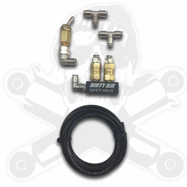 Dirty Air Safety Valve Kit Front + Rear