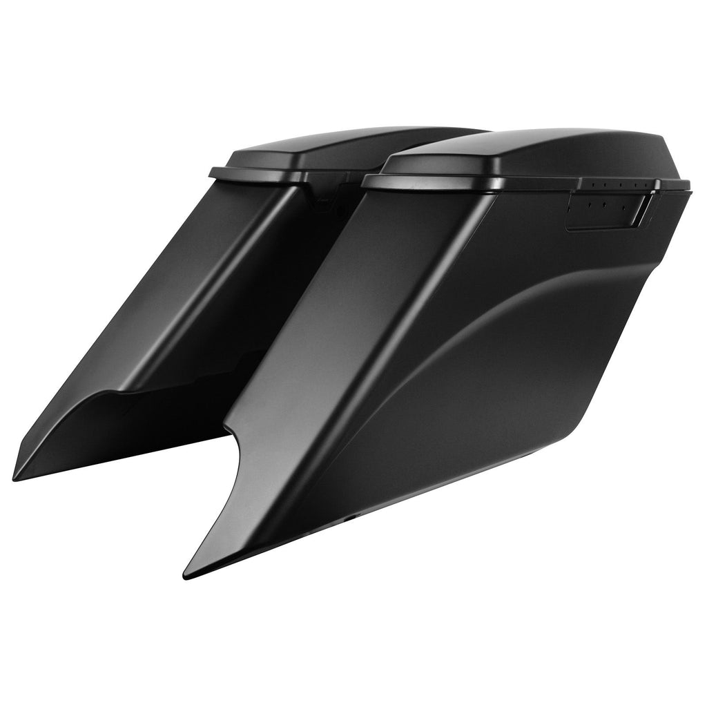 Hogworkz Unpainted Drop-Out Stretched Saddlebags for Harley® Touring '94-'13