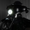 Hogworkz 7" LED Black HALOMAKER® Headlight (Harley® Daymaker™ Replacement)