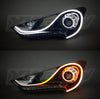 XK Glow Headlight LED Strips with DRL and Sequential Turn Signals