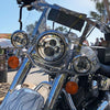 Hogworkz 7" LED Chrome Headlight for Harley® Touring