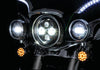 Kuryakyn Orbit 4-1/2" LED Passing Lamps for Harley & Indian