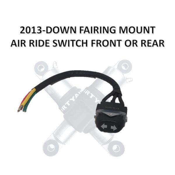 Dirty Air Rocker Switch - 2013-Down Fairing Mount