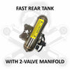 DIRTY AIR Stainless Steel Tank with 2 valve manifold