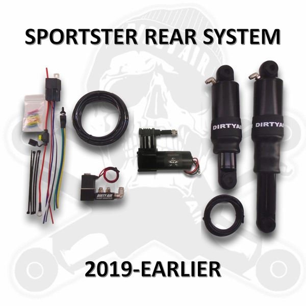 Dirty Air Sportster Rear Air Suspension System