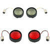 Custom Dynamics Complete Front & Rear Turn Signal Conversion Kit with Bullet Bezel Lenses