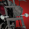 Chrome Glow Fork-Mounted Mini Driving Light Set