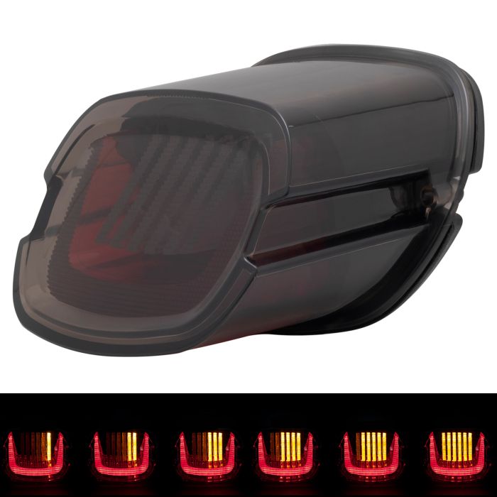 HOGWORKZ® Uproar Sequential LED Taillight w/out Plate Light | Smoked